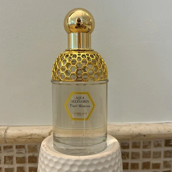 Guerlain RARE limited edition Aqua Allegoria fragrance Tiaré Mimosa 2.5 oz 75 ml